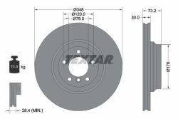 Диск гальмівний (передній) BMW 3 (E90-E92)/ X1 (E84) 04-15 (348x30) PRO+ Диск гальмівний (передній) BMW 3 (E90-E92)/ X1 (E84) 04-15 (348x30) PRO+