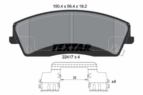 Колодки тормозные (передние) Chrysler 300C 04-/300 II 12-/Dodge Challenger 08-/Charger 05-