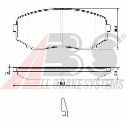 Тормозные колодки передние Mazda CX-7/CX-9 07- (sumitomo)