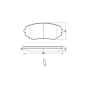 Тормозные колодки передние Mazda CX-7/CX-9 07- (sumitomo), фото 3 - интернет-магазин Auto-Mechanic