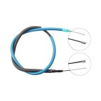 Трос ручного гальма задній Scudo/Expert 07- Лівий=Правий (Барабан) (1495/1275)