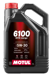Моторна олива MOTUL Syn-nergy 6100 5W-30, 5 літрів