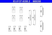 Комплект приладдя, колодка стоянкового гальма