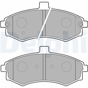 Комплект тормозных колодок, дисковый тормоз
