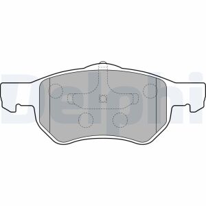 Комплект гальмівних накладок, дискове гальмо