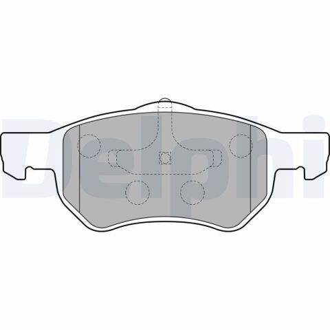 Комплект тормозных колодок, дисковый тормоз