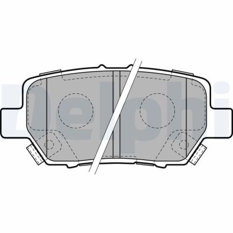 Комплект гальмівних накладок, дискове гальмо