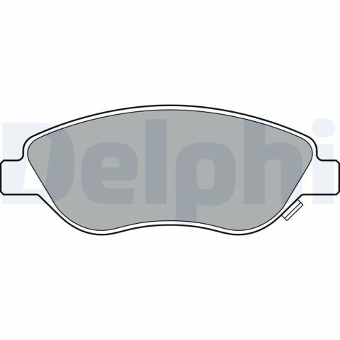 Комплект гальмівних накладок, дискове гальмо