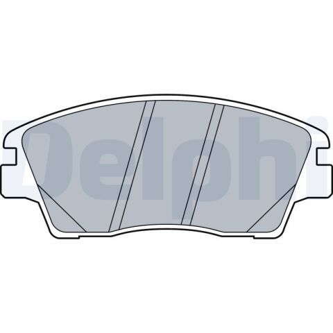 Комплект тормозных колодок, дисковый тормоз