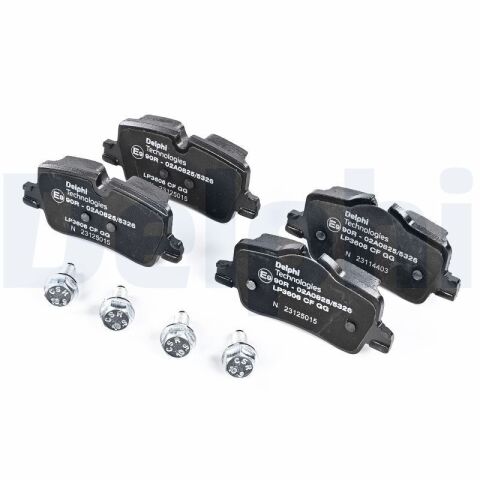 Комплект гальмівних накладок, дискове гальмо