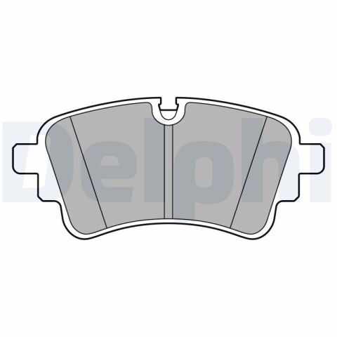 Комплект гальмівних накладок, дискове гальмо