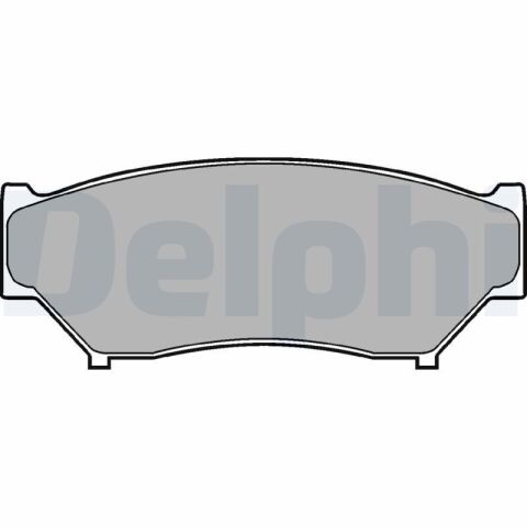 Комплект тормозных колодок, дисковый тормоз