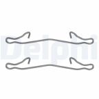 Комплект приладдя, накладка дискового гальма Комплект приладдя, накладка дискового гальма