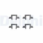 Комплект приладдя, накладка дискового гальма Комплект приладдя, накладка дискового гальма