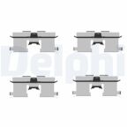 Комплект приладдя, накладка дискового гальма Комплект приладдя, накладка дискового гальма