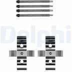 Комплект приладдя, накладка дискового гальма Комплект приладдя, накладка дискового гальма