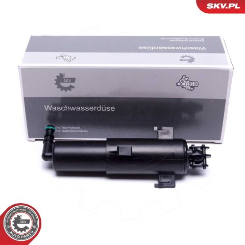 Форсунка подачі води для миття, система очищення фар