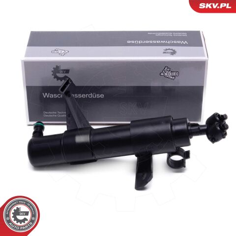 Форсунка подачі води для миття, система очищення фар