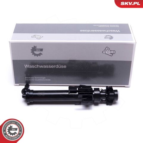 Форсунка подачі води для миття, система очищення фар