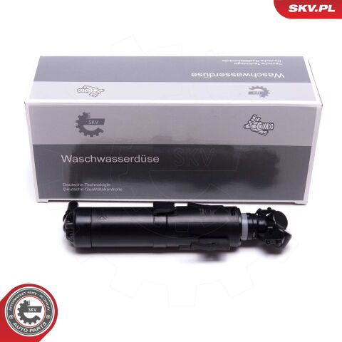 Форсунка подачі води для миття, система очищення фар