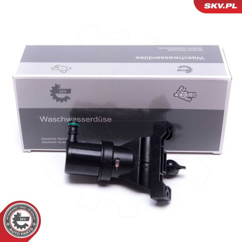 Форсунка подачі води для миття, система очищення фар