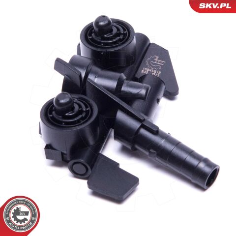 Форсунка подачі води для миття, система очищення фар