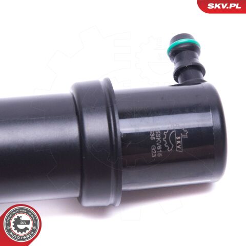 Форсунка подачі води для миття, система очищення фар