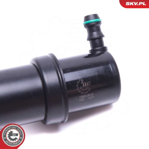 Форсунка подачі води для миття, система очищення фар