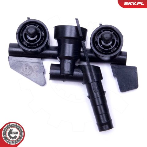 Форсунка подачі води для миття, система очищення фар