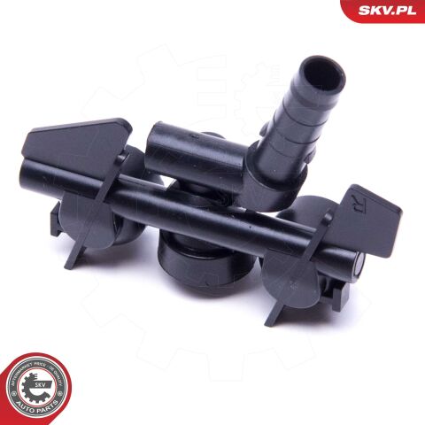 Форсунка подачі води для миття, система очищення фар