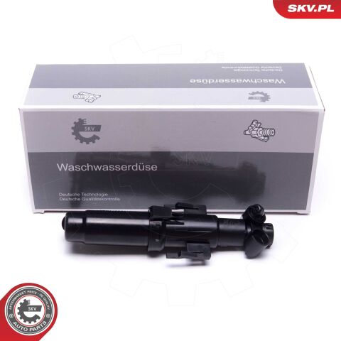 Форсунка подачі води для миття, система очищення фар