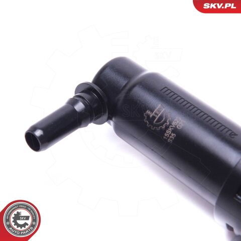 Форсунка подачі води для миття, система очищення фар