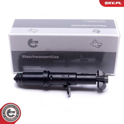 Форсунка подачі води для миття, система очищення фар