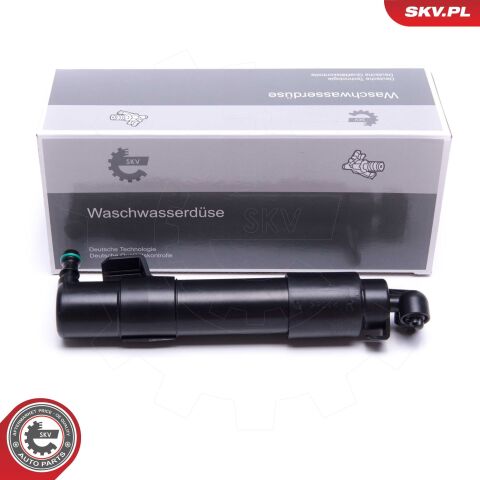 Форсунка подачі води для миття, система очищення фар