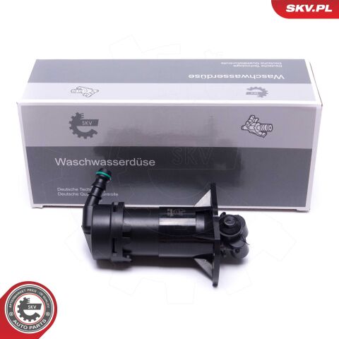 Форсунка подачі води для миття, система очищення фар