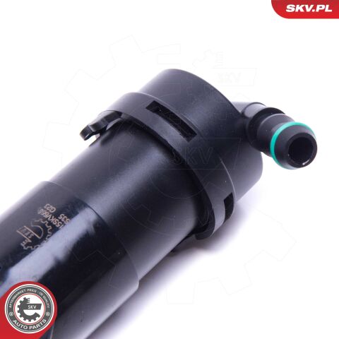 Форсунка подачі води для миття, система очищення фар