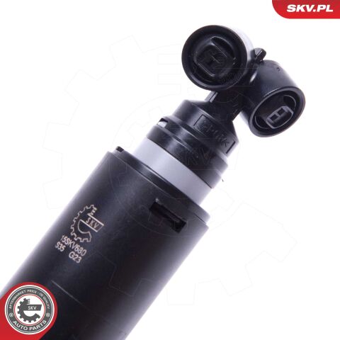 Форсунка подачі води для миття, система очищення фар