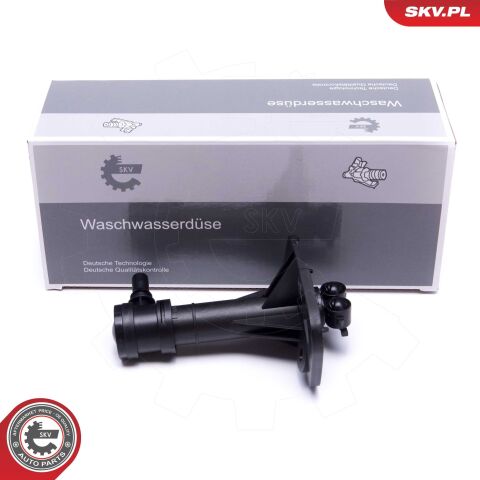 Форсунка подачі води для миття, система очищення фар