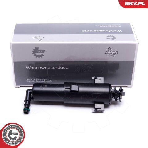 Форсунка подачі води для миття, система очищення фар