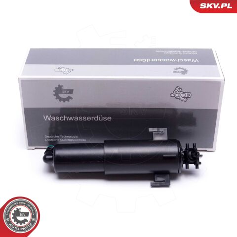 Форсунка подачі води для миття, система очищення фар