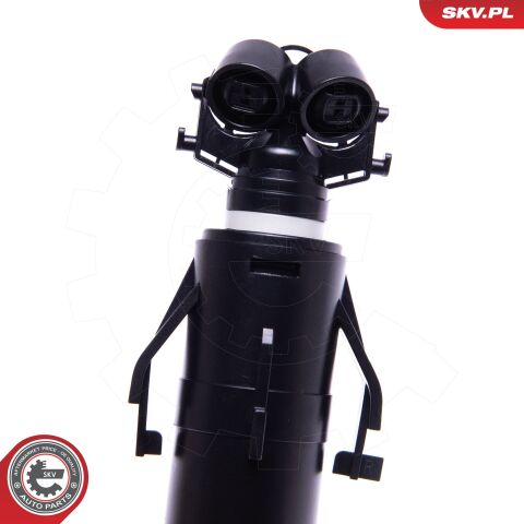 Форсунка подачі води для миття, система очищення фар