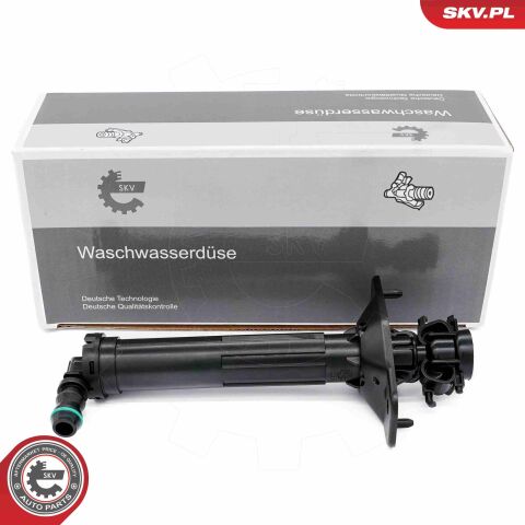 Форсунка подачі води для миття, система очищення фар