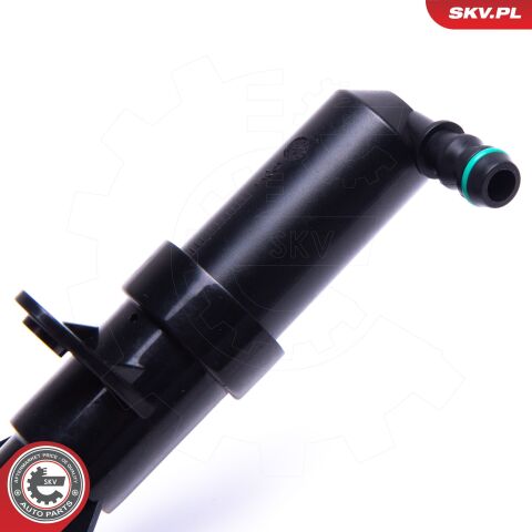 Форсунка подачі води для миття, система очищення фар