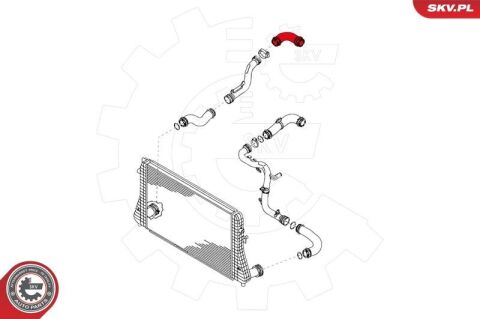 Шланг подачі наддувального повітря