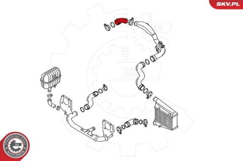 Шланг подачи наддувочного воздуха Шланг подачи наддувочного воздуха