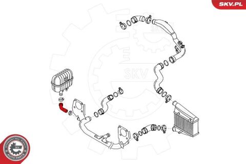 Трубка нагнетаемого воздуха