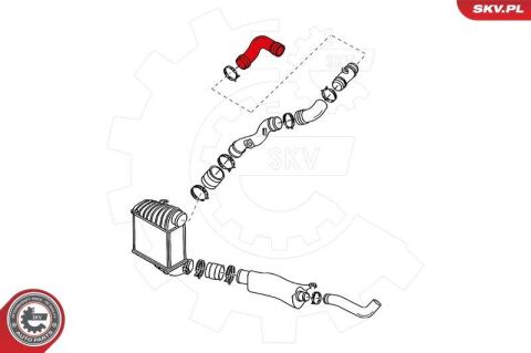 Шланг подачі наддувального повітря Шланг подачі наддувального повітря