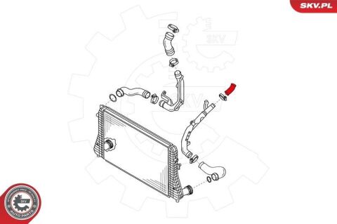 Шланг подачі наддувального повітря Шланг подачі наддувального повітря