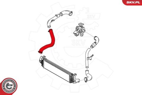 Шланг подачи наддувочного воздуха