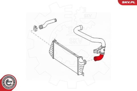 Шланг подачі наддувального повітря Шланг подачі наддувального повітря